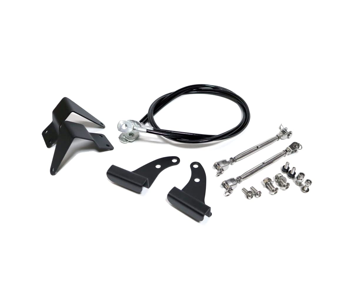 JB64ジムニー JB74シエラ　ブッシュワイヤー　ロープガード　2本セット Amazon | JB64 JB74 ジムニー ブッシュワイヤー JB64w ブッシュガード