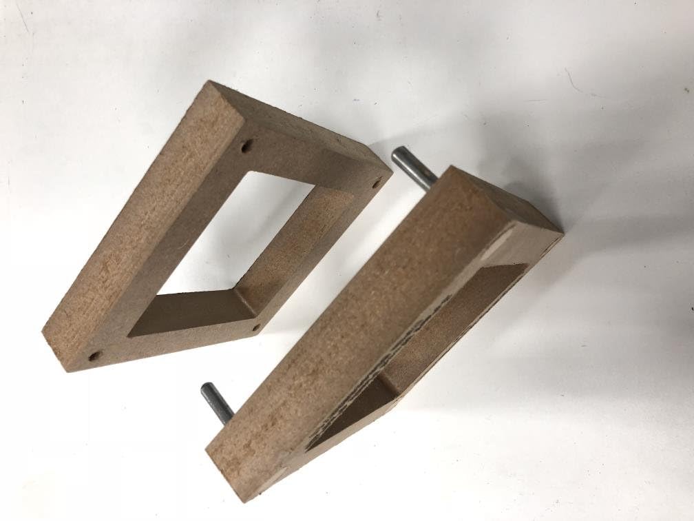 2-Part Foundry Wood Flask Mold for Sand Casting Jewelry Or Craft Making Tool 12"x12"x4"