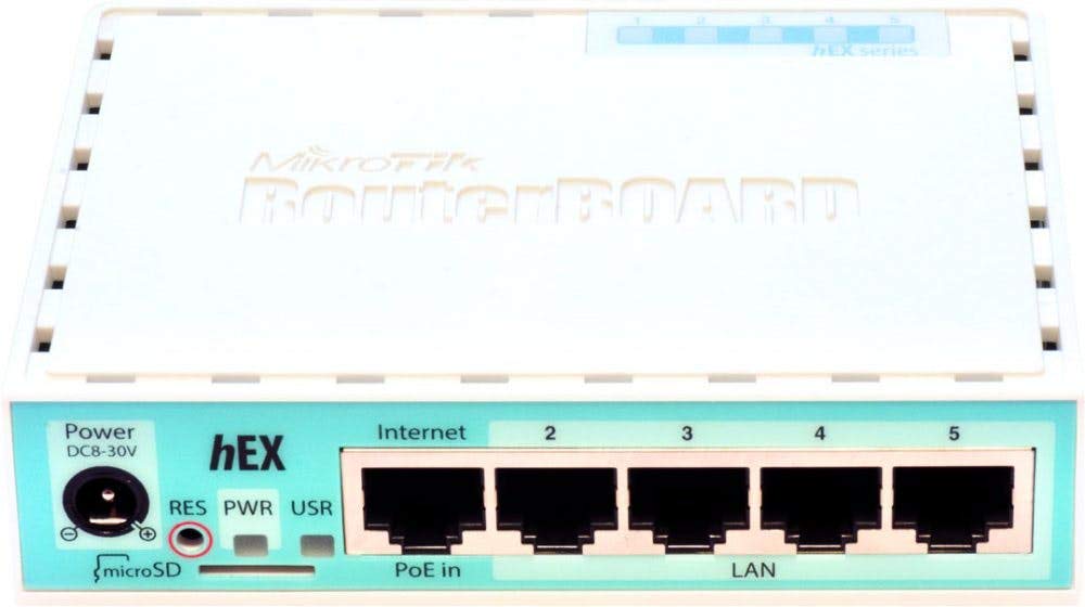 Mikrotik Routerboard RB750GR3 Hex - Switch de Rede Gerenciado com