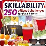 QUOKKA Board Games for Kids 8-12 - 250 Unique Cards with Fun Tasks - Family Game for Kids Adults - Perfect for Game Nights, Parties, TeamBuilding - Includes Reusable Props, Special Dice