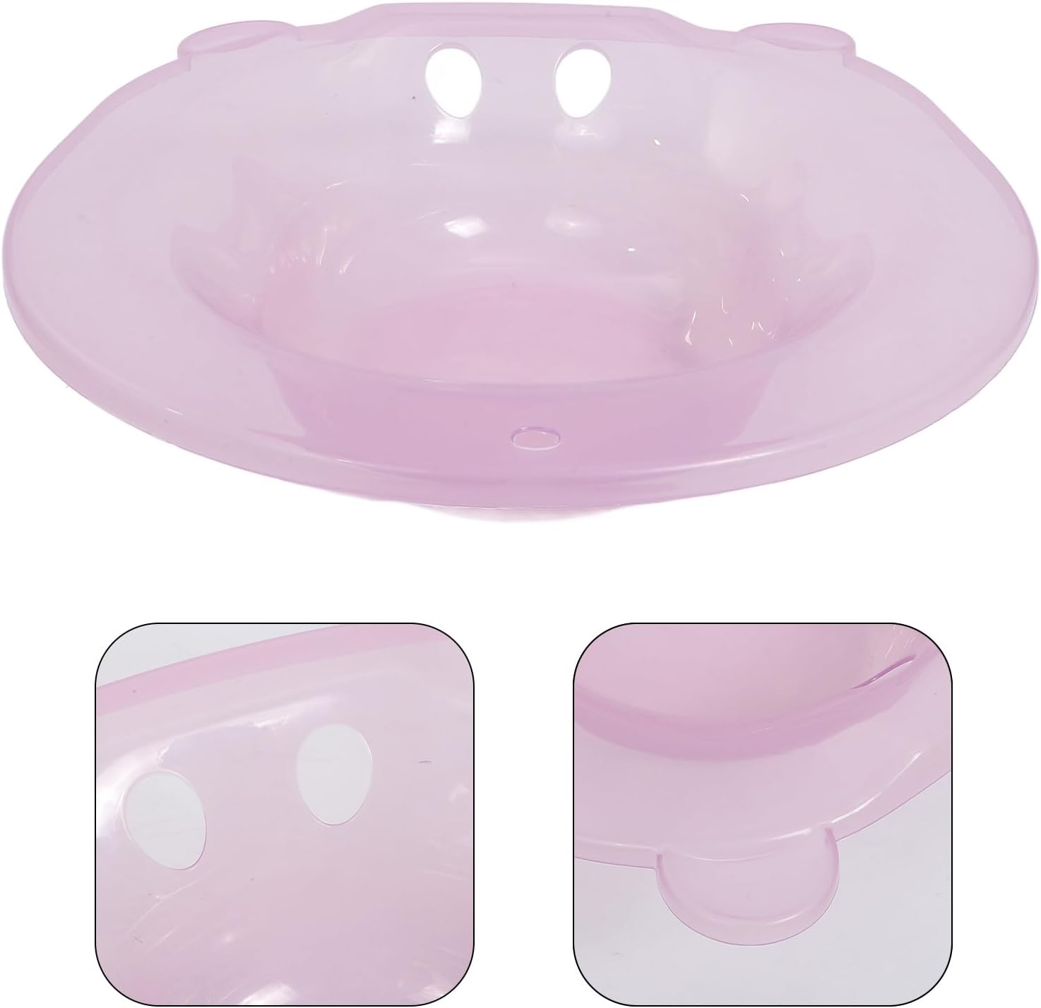 Plastic Sitz Bath Basin for Postpartum Care and Elderly Use, Toilet Seat Soaking Tub for Pregnant Women and Women’s Hygiene, Home Bathroom Aid