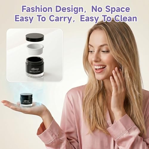 Image of Nose Waxing Warmer Men, Mini Wax Warmer for Nose Eyebrow Ear Hair Removal, Portable Wax Melter USB Fast Heat Smart Constant Temp, for Home Travel Use