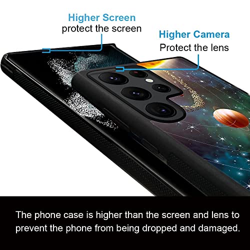 Djsok Compatible With Samsung Galaxy S23 Ultra Case,Geometric Space For Girl Men Drop Protection Pattern With Soft Tpu Bumper Case For Samsung Galaxy S23 Ultra #TOP3