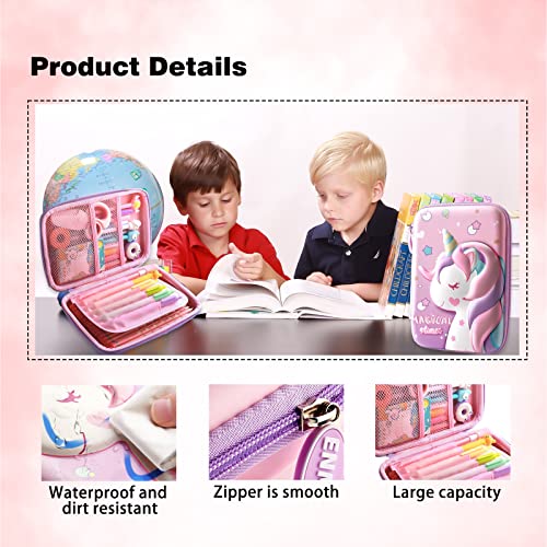 Astuccio Grande Astuccio per Ragazze con Motivo