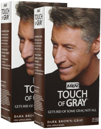 Just For Men Touch Of Gray - Dark Brown/Gray - 2 pk