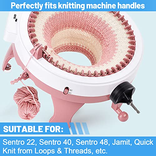 Knitting Machines Adapter Circular Knotting Loom Crank Handle Adapter