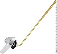 Vista 15 de Kit universal de repuesto de mango de inodoro de montaje frontal de metal compatible con piezas de tanque de inodoro Kohler, manija de palanca