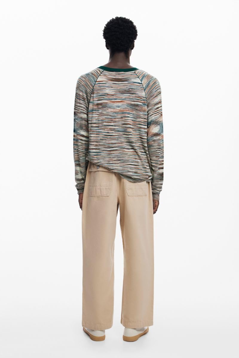 Desigual Man Knit T-Shirt Long Sleeve Camiseta Hombre