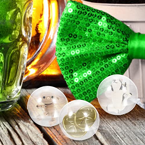HOMSFOU 100pcs Empty Clear Round Capsules for Toy Gumball Machines 28MM Clear Fillable Ornaments Ball Plastic Containers Surprise for Kids Party Favor Prize Vending Machine Toys - Image 2