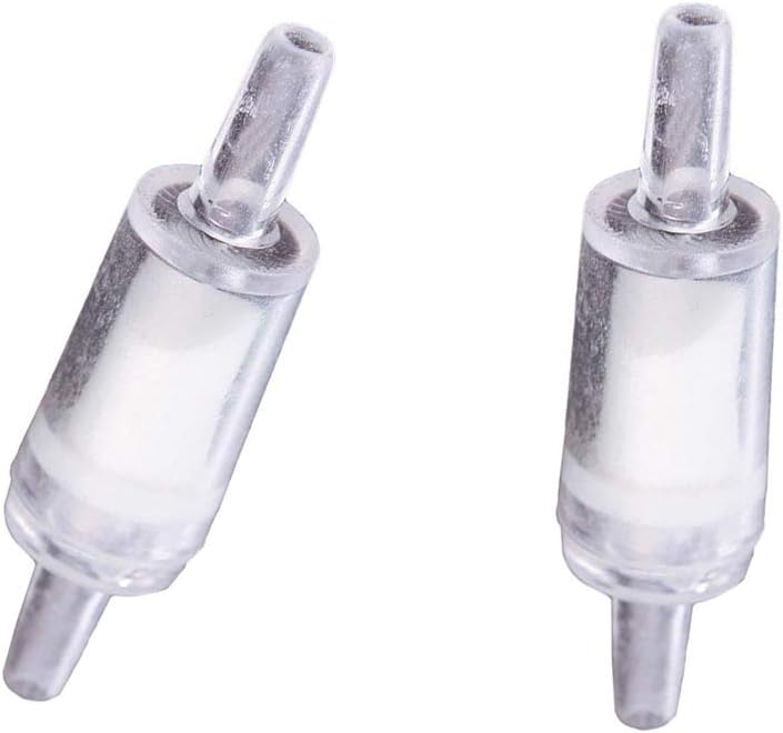 PULABO Air Pump Check Valve One Way Valve Non-Return Valve Plastic Air Control Valve Aquarium Accessories for Fish Tank 2 Pieces Excellent Quality and Durable Practical : Pet Supplies
