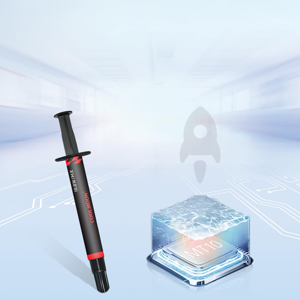 Hochleistungs-Wärmeleitpaste for die CPU-GPU-Kühlung mit 18,8 W/m·k Leitfähigkeit. Wärmeleitpaste for Grafikkarten