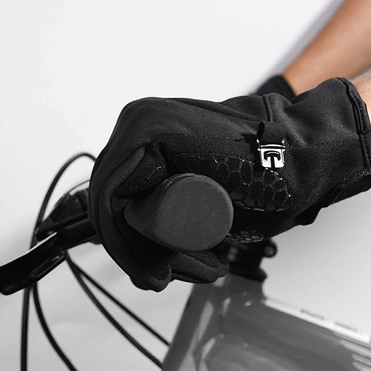 GAENZA Nuevo Guantes de Pantalla táctil, Deportes al Aire Libre, Ciclismo, Senderismo, montañismo, Manoplas, Guantes Impermeables de Invierno para Hombres con Dedos completos Guantes de Invierno