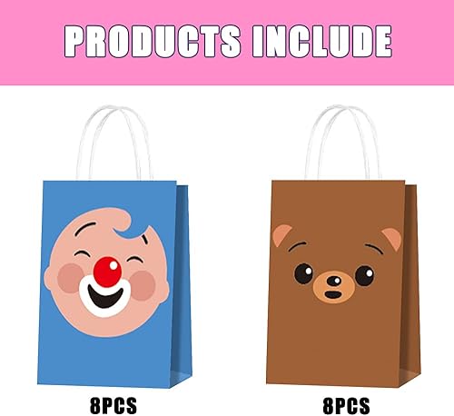 Miniatura 2 de 16 bolsas de papel Blim Blim para fiestas, bolsas de regalo de cumpleaños Blim Blim para niños, niñas, decoraciones de fiesta de cumpleaños