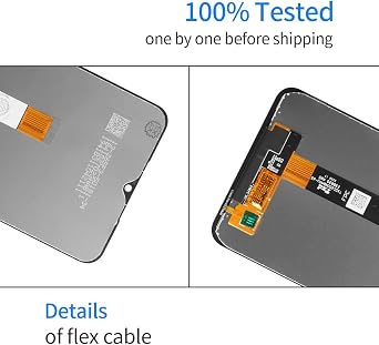 for Samsung Galaxy A03s A037U Screen Replacement SM-A037U LCD Display Touch Screen Digitizer Assembly Repair Parts Kit (Not for A037A A037W A037G and A03) (164MM Bigger Size(for US Version))