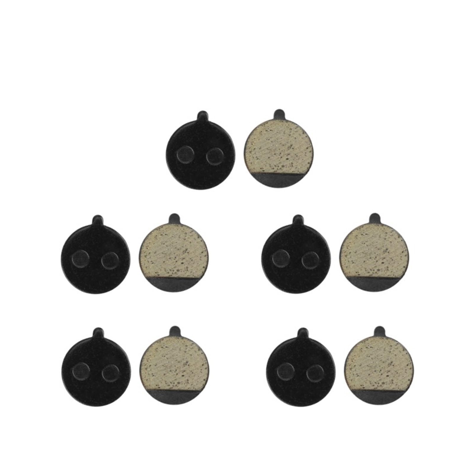 ziyany Semi-Metal Brake Pads Disc Friction Plates Compatible With IScooter IX3 IX4 I9 I9Max Electric Scooter Brake Pads Replacement Parts(10 Pcs)