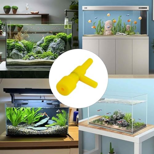 32PCS 44 x 22mm Yellow Aquarium Air Flow Control Valve, Fish Tank Oxygen Pump Regulator for Air Line Tubing, Plastic Volume Adjustment Accessories for Aquarium Aeration Systems — 사진 7