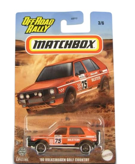 Amazon.com: Matchbox Off Road Rally 3/6, '90 Volkswagen Golf