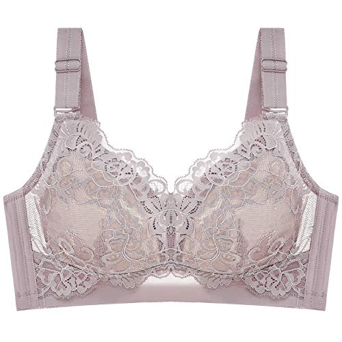 Bras For Women Support Full Coverage Bra Minimizers Bra Women Bras Wireless Unpadded Bras For Women Support Bra No Wire Non Padded Lined Minimizer Bras For Women Wirefree Pink 38Ddd 38 Ddd #TOP7