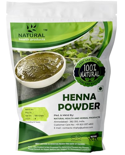 Natural and Herbal Products Henna Powder for Hair Growth for Men & Women, Herbal Hair Color for Burgundy Brown, Hair Strong, Conditioner & Hair Wash, Hair Gives Thicker & Stronger |100GM