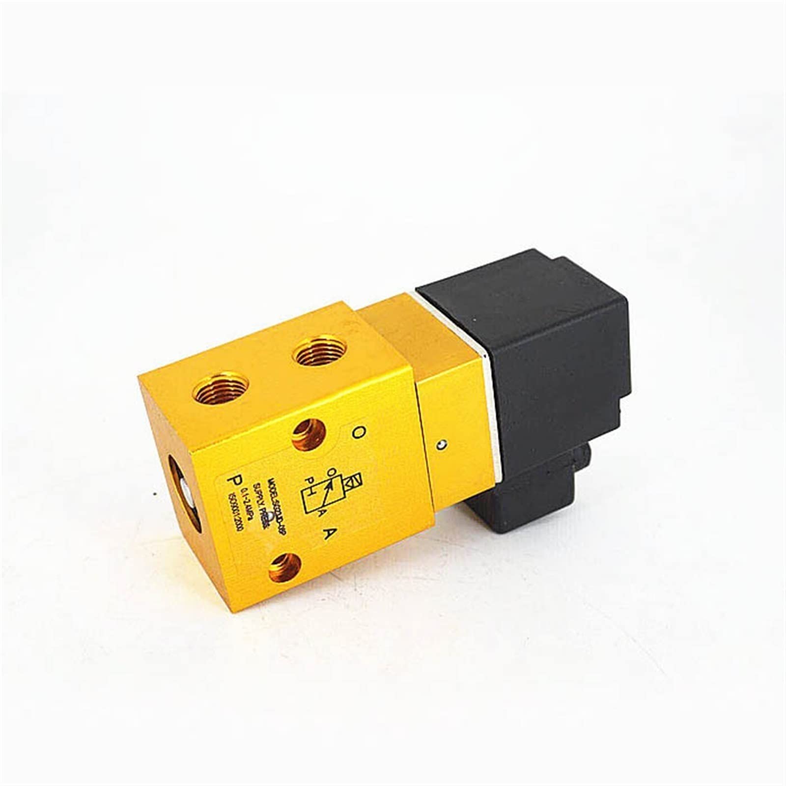 Electroválvula neumática de Alta presión de 24 Bar, 1/4" BSP, 24 V CC, 220 V CA, 3 vías, 2 Posiciones, 23JD-8/15/P2, for máquina de moldeo por soplado (1 Unidad) | 220V,LT23JD-15P2