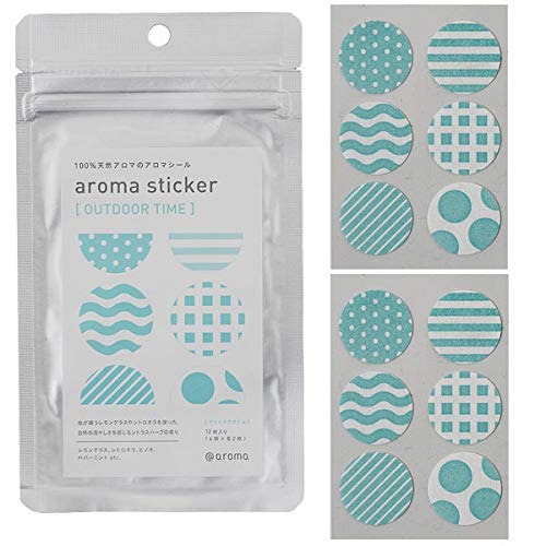 アロマステッカー 100%天然アロマシール アウトドアタイム