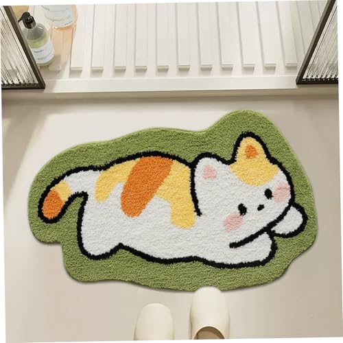 Tapis de bain pour chat extra absorbant et doux lavable en machine 50x81 cm