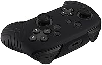 Vista 9 de PlayVital Samurai Edition Ergonomic Silicone Skin Protective Case for Nintendo Switch Pro Controller, Soft Anti-slip Controller Grip Protector for