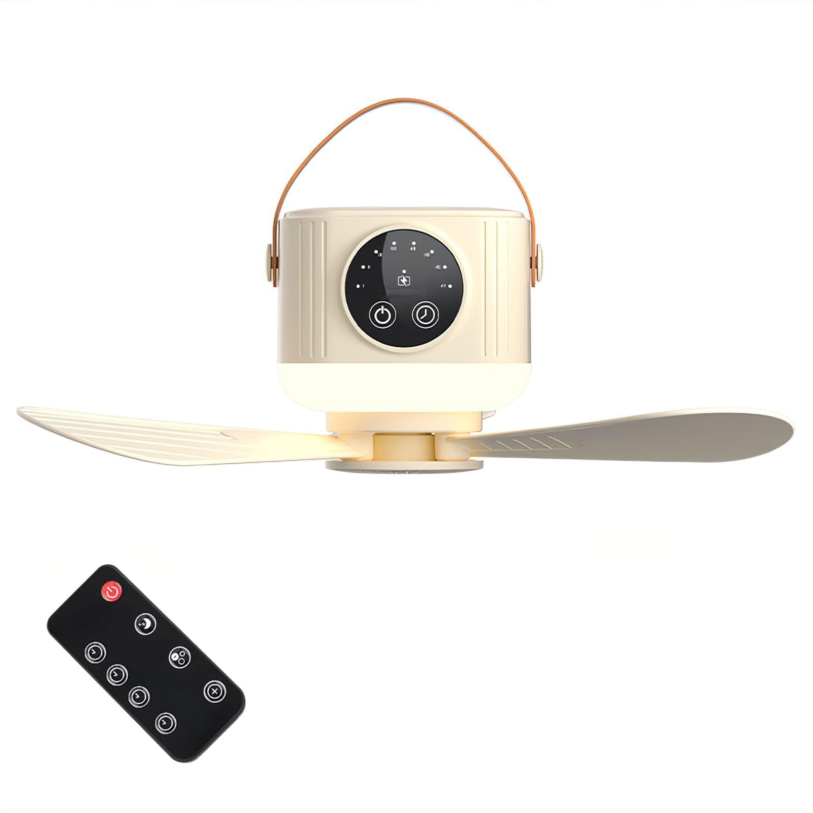 Ventilateur de plafond de tente portable pour des nuits fraîches en camping et bivouac