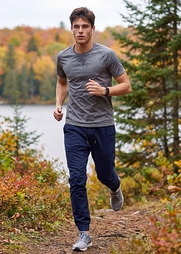 Image of ITALY MORN Khaki Joggers Pants with Pockets for Men