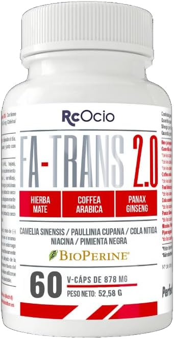 Suplemento Termogénico Dietetico | Ayuda a la Definicion Corporal | complemento Alimenticio Para Hombre y Mujer | Mas Energia menos Calorias