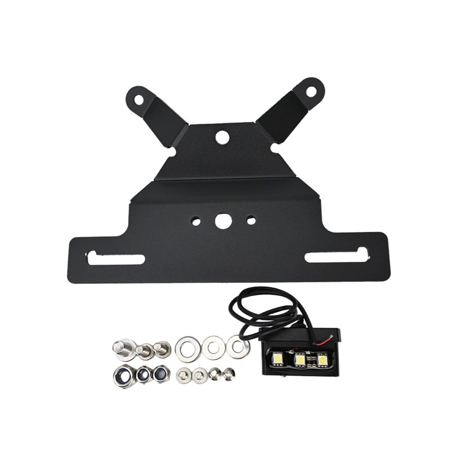 Portatarga Per Moto Con Luce LED E Supporto Targa Per Fat Boy FLFB 107 2018-2020 FLFBS 114 2018-2024