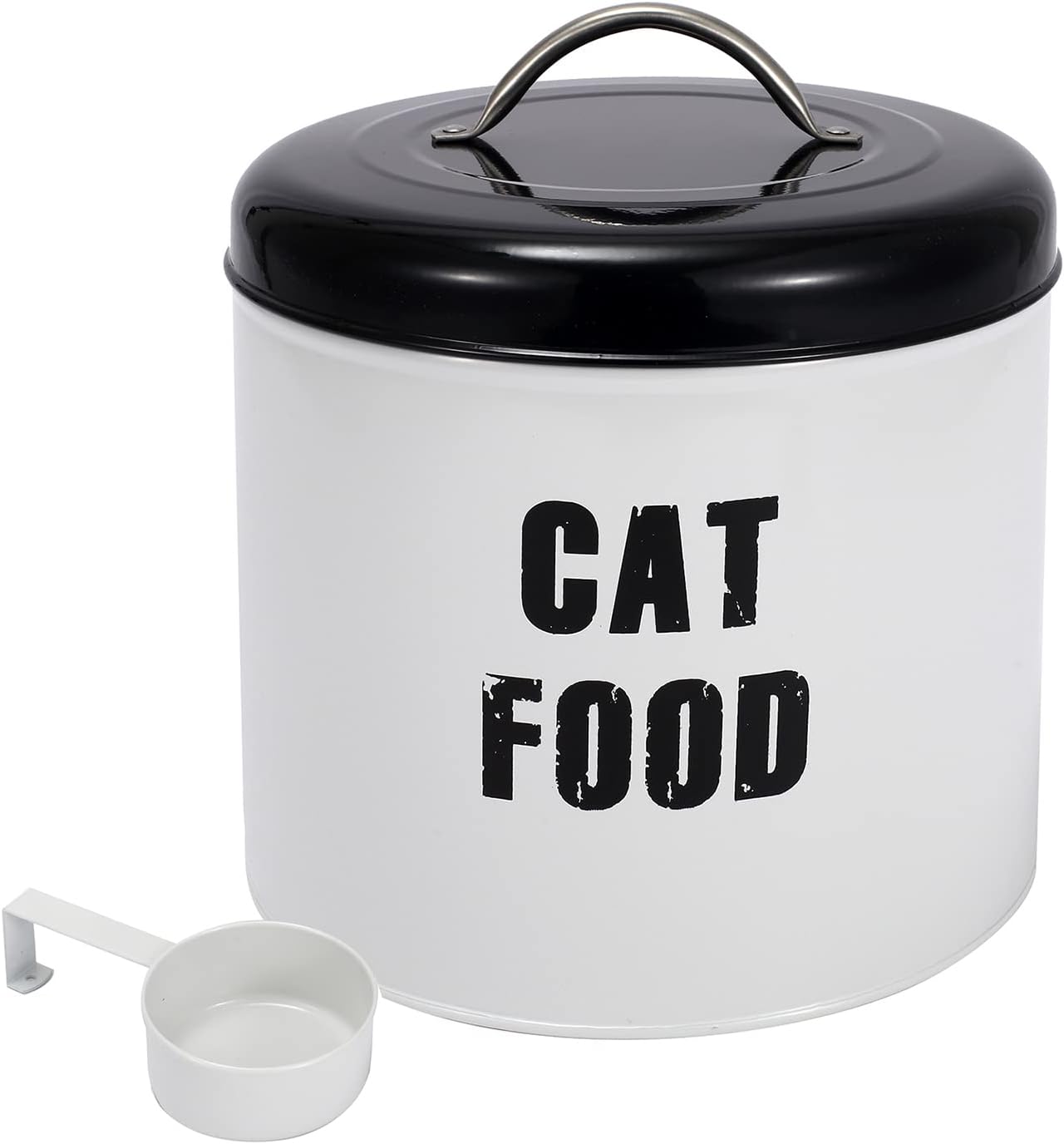 Morezi Cat food storage container treats Jar airtight with lid scoop
