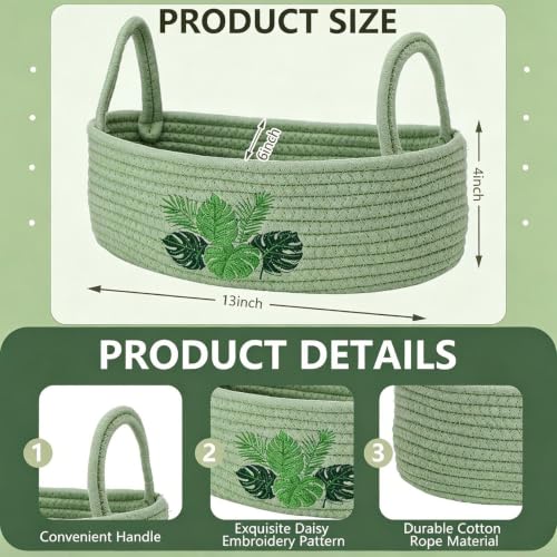 Panier de rangement ovale pour ranger facilement la chambre bébé