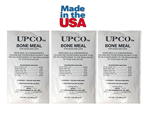 Bone Meal Powder for Dogs and Cats 3 Pack Total 3 Pounds from