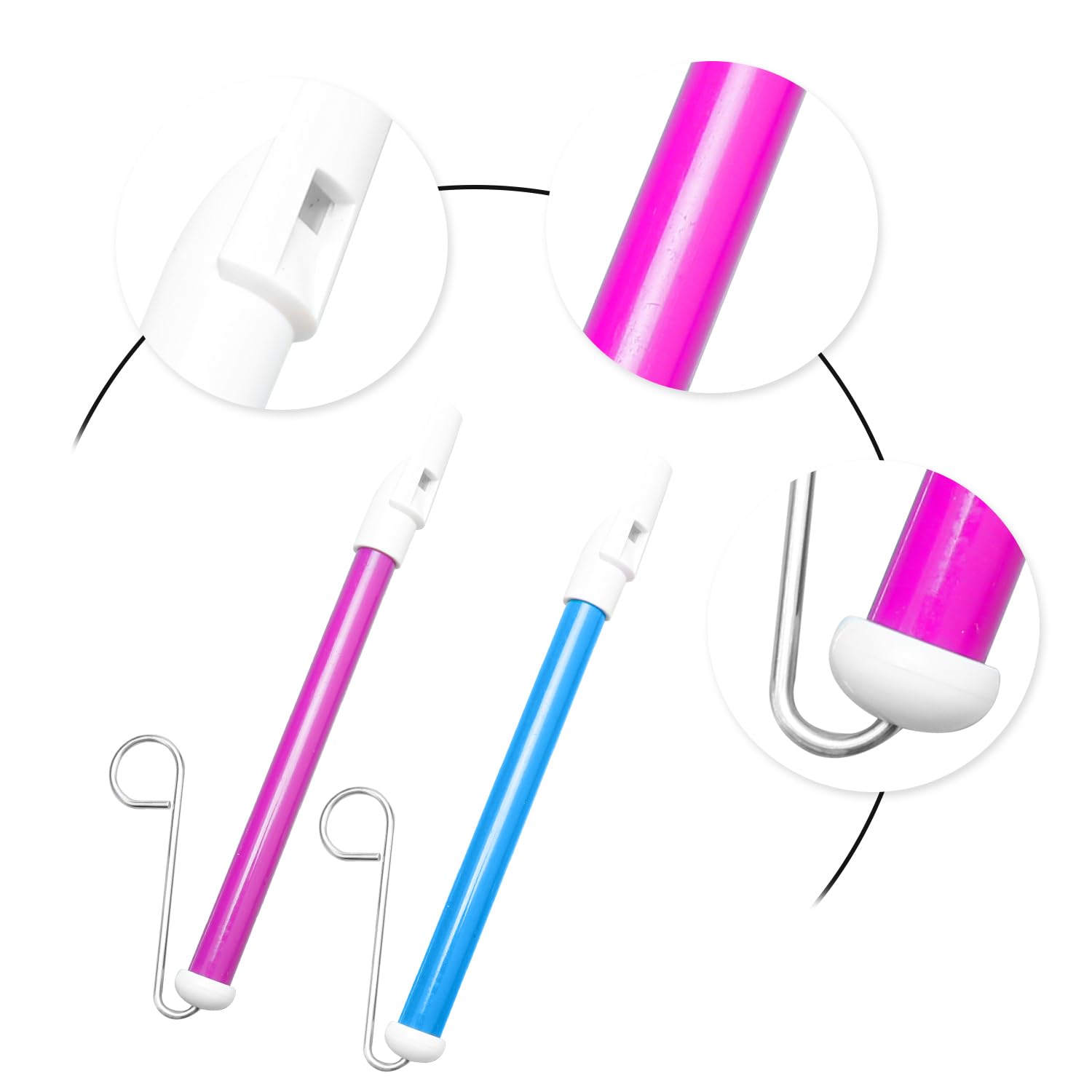 Rumyve 2Pcs Slide Whistles for kids,Durable Fun Sliding Whistles with Stainless Steel Sliding Rods,Educational Musical Instrument Whistles for Children Training Parent-Child Party Games School Prizes - Image 3