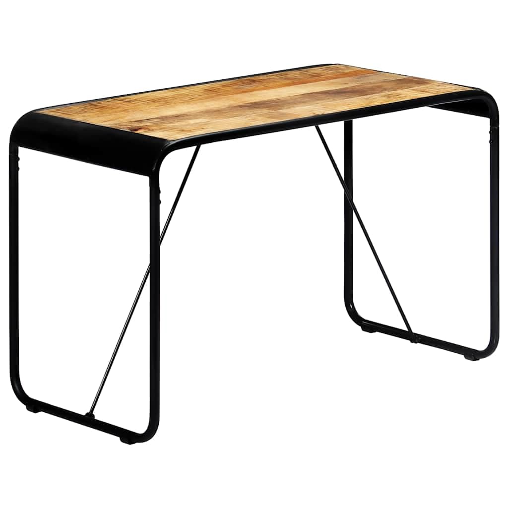 Tavolo da pranzo in legno di mango massiccio 118x60x76 cm con gambe in