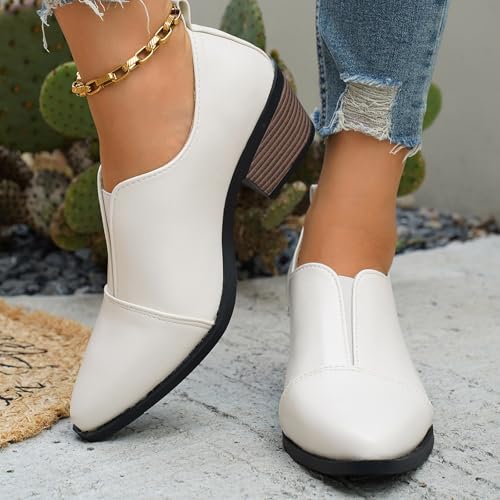 Bottes thermiques imperméables avec talon moyen épais stable - 5