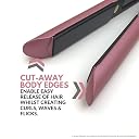 Alan Truman AT-104 Soft Pink Tourmaline Ceramic Hair Straightener, Metallic Pink, 500g gallery image