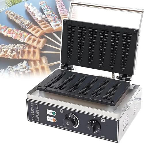 Wafflera EléCtrica Comercial con Forma De áRbol, Base Estable, 15...