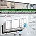 Complete Kaizen Board Set, 6 Pre-Designed Magnetic Modular Boards, 7 Magnetic Card Types, 147 Qty. Lean Process Improvement, Team Collaboration – Reusable, All-in-One Continuous Improvement Kit