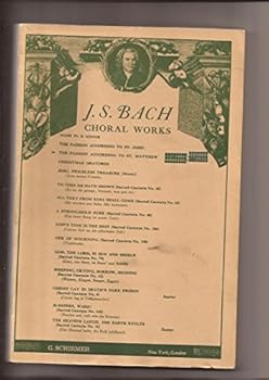 Sheet music The Passion According to St. Matthew Book