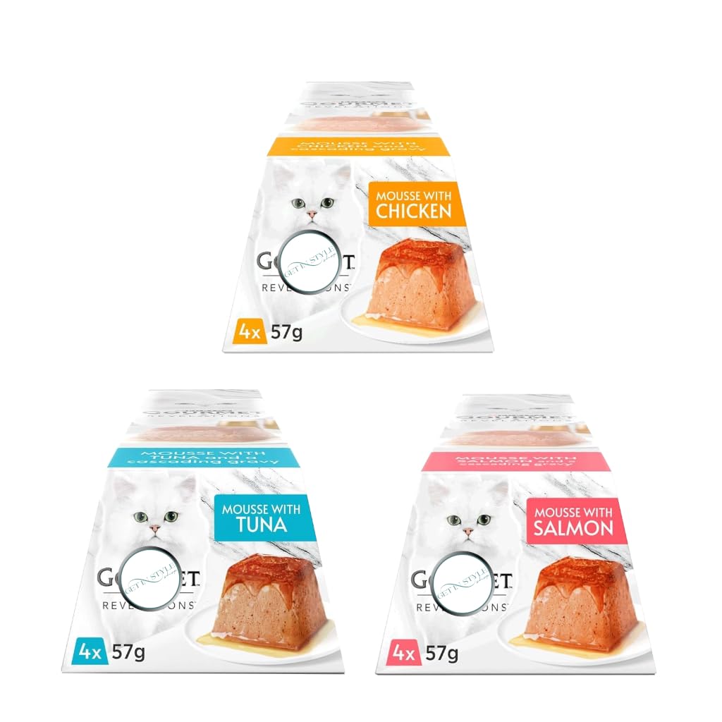 12x 57g Revelation Mousse Chicken, Tuna, Salmon โ Bundled by GetInStyle Shop
