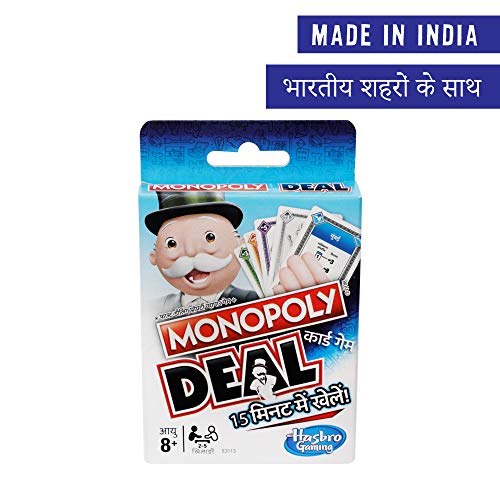 Image of Monopoly Board Game & Monopoly Deal Card Game in Hindi (Multicolor) - 5+ Years
