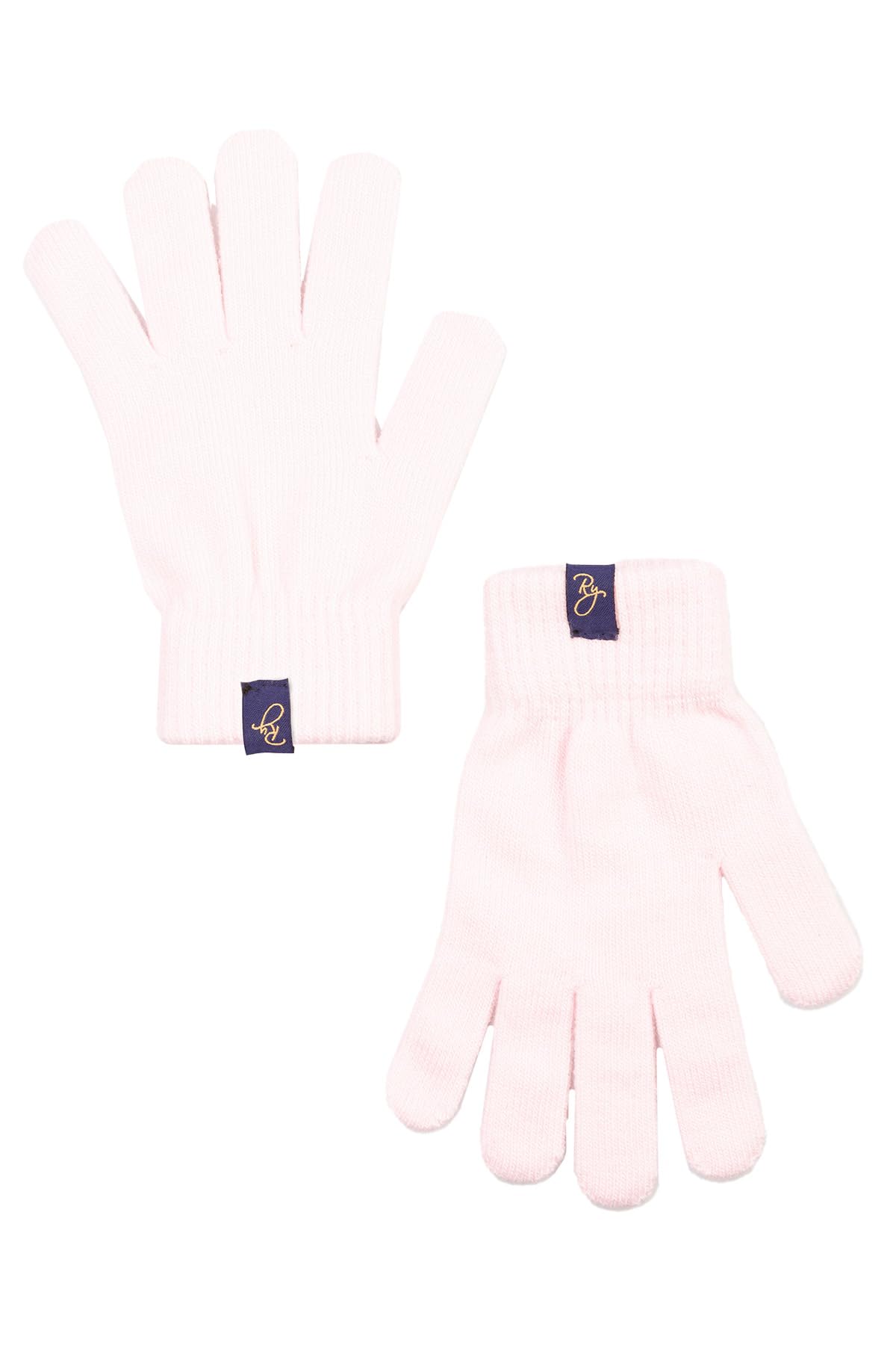 Rydale Knitted Gloves One Size Stretch Hand Warmer Knit Glove Pair 6 Colours (Sorbet)