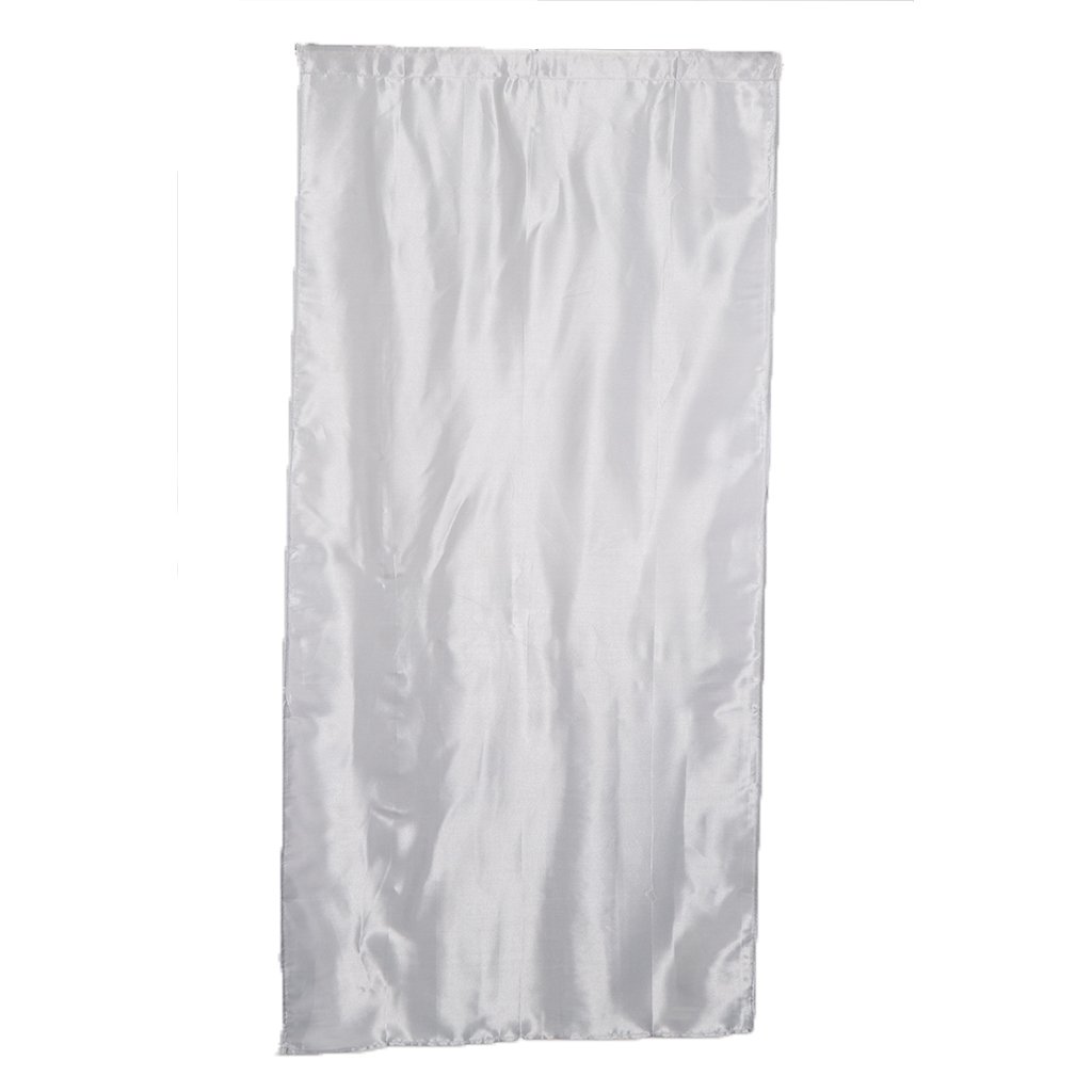 MagiDeal Beautiful Sheer Window Elegance Solid Color Curtains/drape/panels/treatment - grey, 100x200cm-image-3