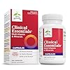 Terry Naturally Clinical Essentials - Supplement to Aid Bone, Cardiovascular & Immune Health - Supplement with Chelated Minerals - Supplement with B-Vitamins & Vitamin C - 120 Capsules