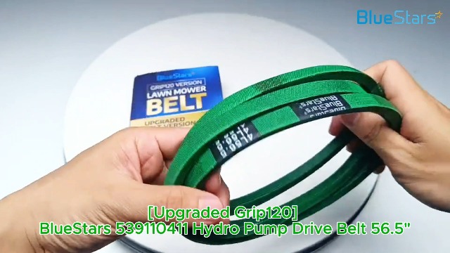 Image of [Upgraded Grip120] BlueStars 539110411 Hydro Pump Drive Belt 56.5 inch x 1 /2 inch
