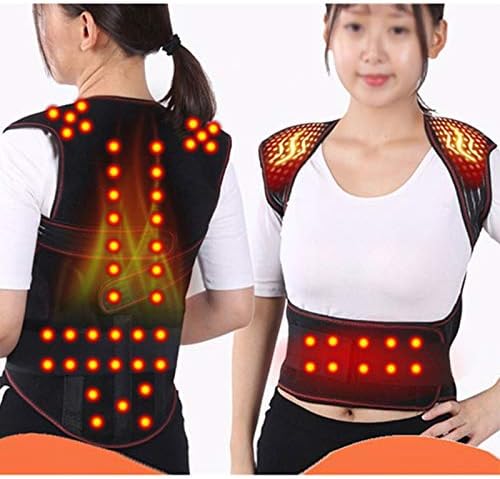 CDZL Back Support Belt Magnetic Self-Heating Vest Waist Back Brace Spine Back Shoulder Lumbar Protection Heat Belt Strap Slimming Sports Waistband CDZL Back Support Belt Magnetic Self-Heating Vest Waist Back Brace Spine Back Shoulder Lumbar Protection Heat Belt Strap Slimming Sports Waistband