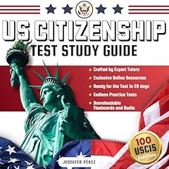 US Citizenship Test Study Guide Audiolibro Por Jennifer Pérez arte de portada