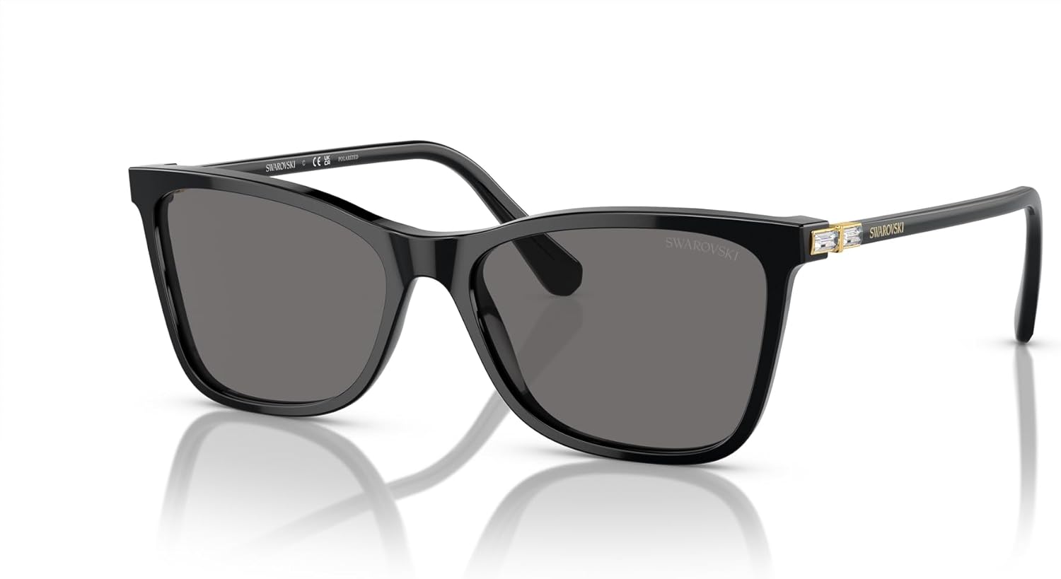 Swarovski womens Sk6004 Rectangular Sunglasses